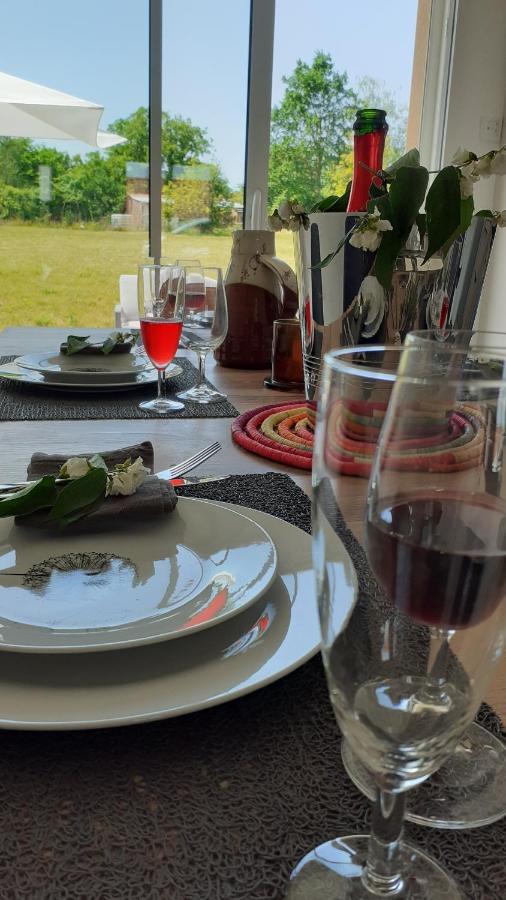 L'Epicurienne Villa Simandre Bagian luar foto